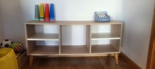 Mobili per scaffali in legno e plastica