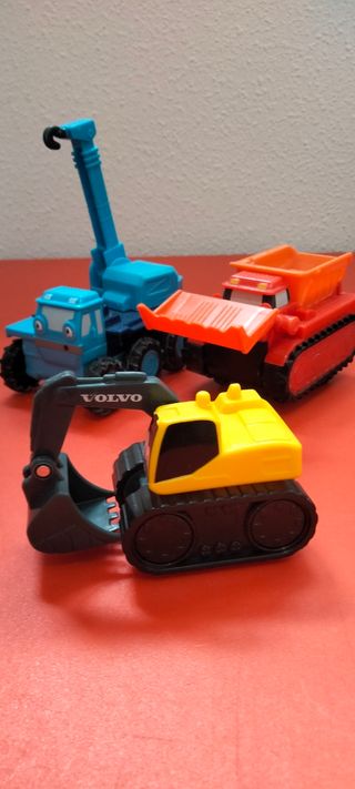 Lote 3 Vehículos Construcción Juguete