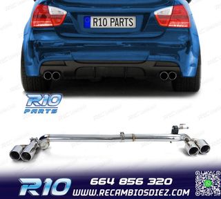KIT CONVERSIÓN ESCAPE PARA BMW E90 E91 05-12 PACK M DOBLE A