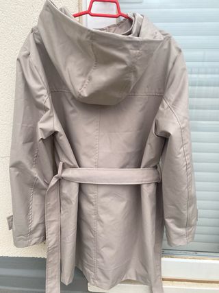 Gabardina Beige Mujer T46 Nueva con Etiqueta. 