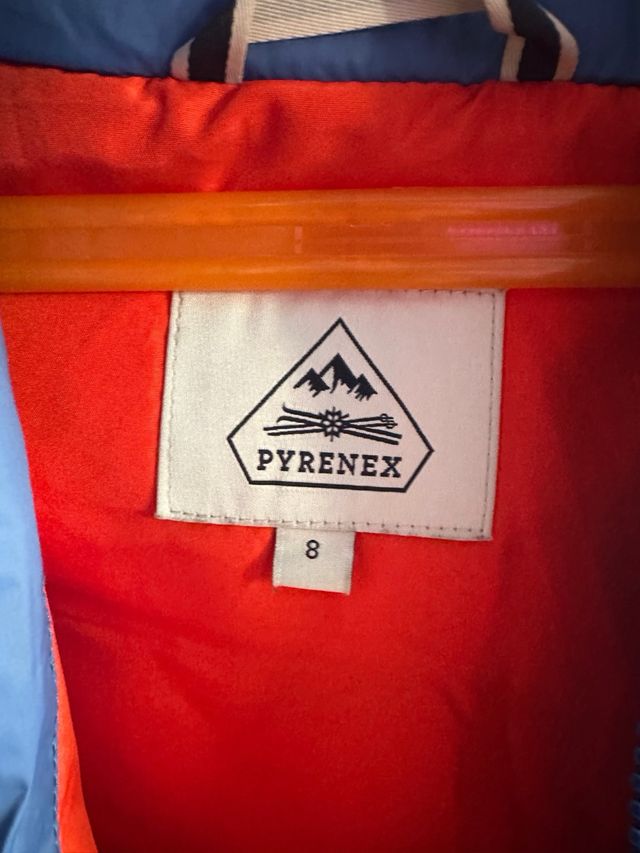 Plumífero Pyrenex Talla 8 Azul