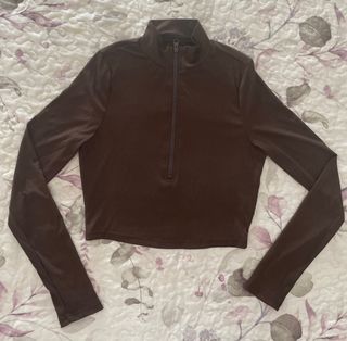 Camiseta Shein manga larga cuello alto M