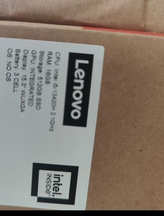 Portátil Lenovo i5 16GB RAM 512GB ssd leer envío 