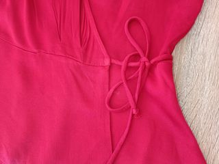 Blusa Zara Roja Cruzada Manga Corta