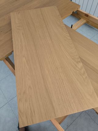 Mesa extensible de madera
