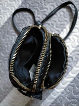 Bolso bandolera Bimba y Lola negro acolchado