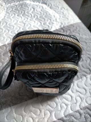 Bolso bandolera Bimba y Lola negro acolchado