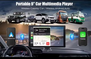 GPS Carplay 9 Waze Google Maps y multimedia 2026