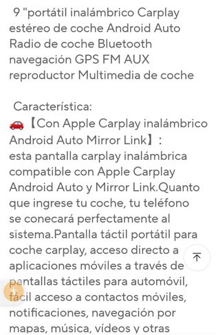 GPS Carplay 9 Waze Google Maps y multimedia 2026
