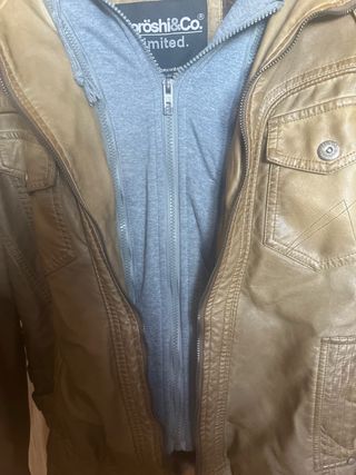 Chaqueta caballero Koröshi&Co. piel marrón