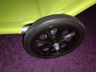 Tumbona y Carrito Playa Verde/Plata