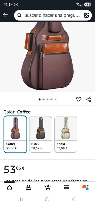 Guitarra española+soporte madera + funda