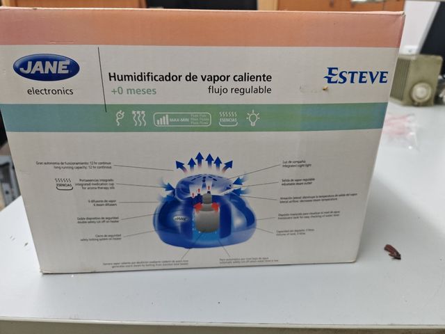 Humidificador vapor caliente Jane +0 meses