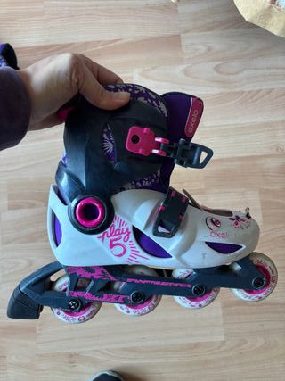 Patines Oxelo niña talla ajustable. 32-34 