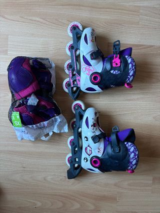 Patines Oxelo niña talla ajustable. 32-34 
