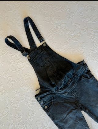 Peto premamá Kiabi tejano negro talla 36