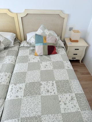 2 Camas 105x190 Canapé y Colchón