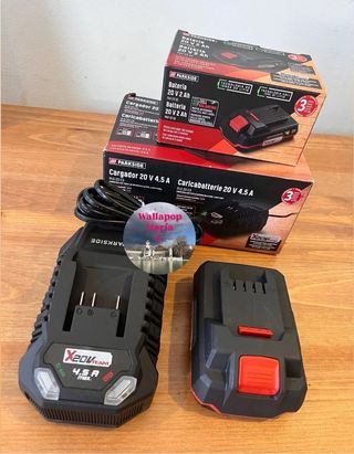 Cargador rapido y bateria 2Ah Parkside