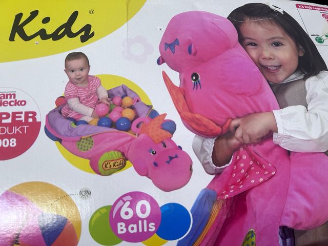 Parque de bolas infantil de peluche