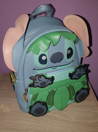 Mochila Loungefly disney Stich Azul