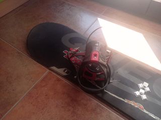 Tabla Snowboard con Fijaciones
