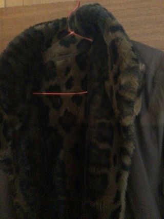 Abrigo largo con pelo interior