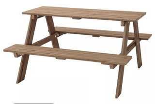 Mesa picnic infantil Ikea madera