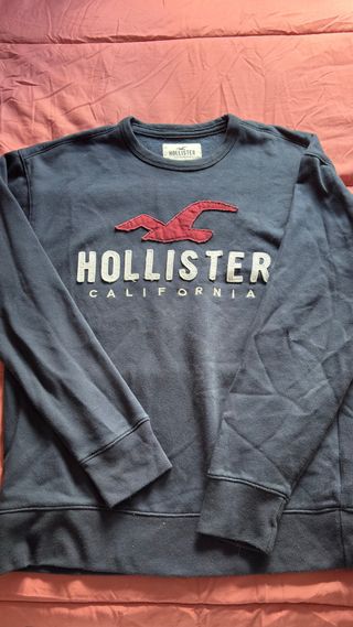 Jersey Hollister Azul Grueso