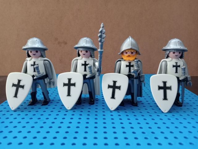 Playmobil Caballeros Templarios (4 figuras)
