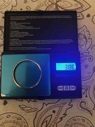 Pendiente Aro Oro 18k