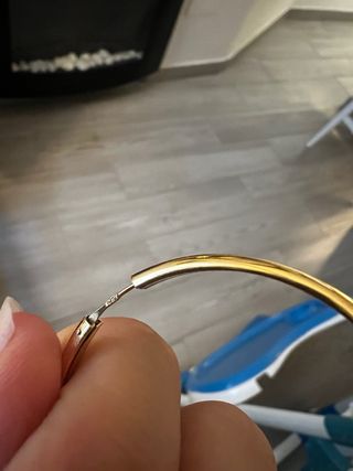 Pendiente Aro Oro 18k