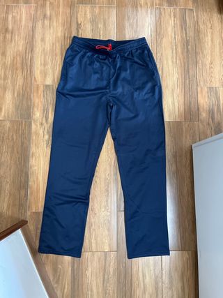 Pantalón de chándal azul largo