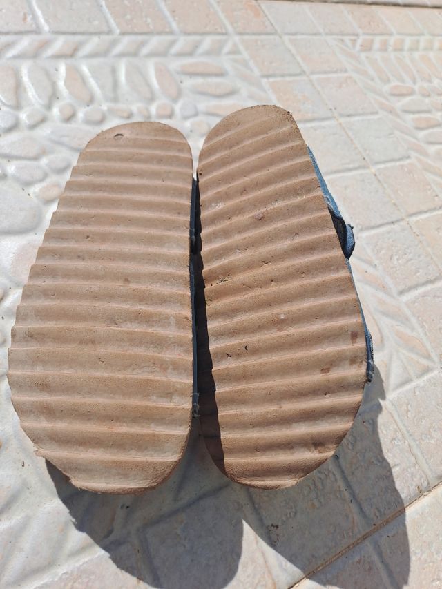 Sandalias niño azules