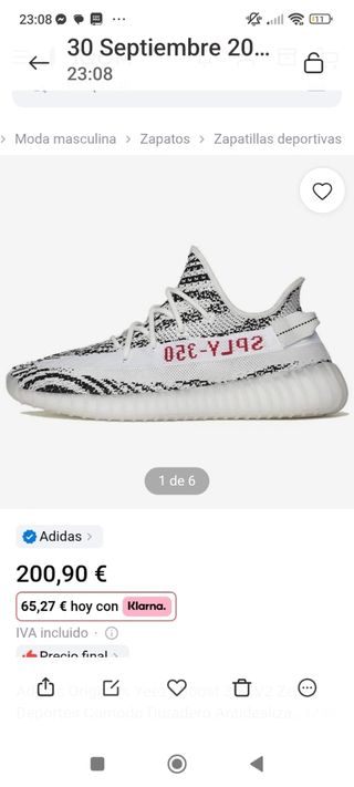 Adidas Yeezy Boost 350 V2 Zebra