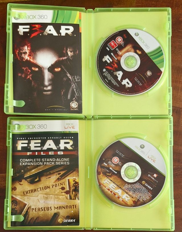 🇪🇦 Pacchetto di 4 giochi della serie F.E.A.R per Xbox 360