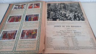 2 Álbumes Cromos Robin de los Bosques y Cenicienta