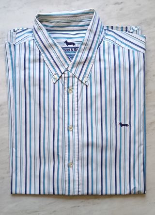 Camicia Harmont & Blaine uomo righe blu