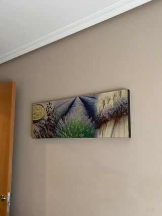 Cuadro decorativo de lavanda