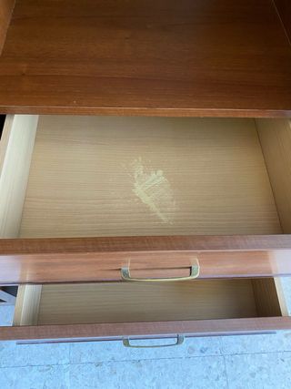 Mueble salón TV vitrinas madera