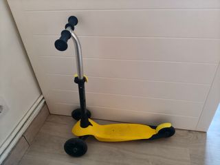 Patinete 3 Ruedas Amarillo Decathlon