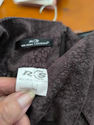 Falda Ricardo Santiago con cinturón