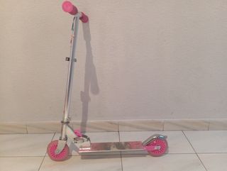 Patinete infantil plegable rosa
