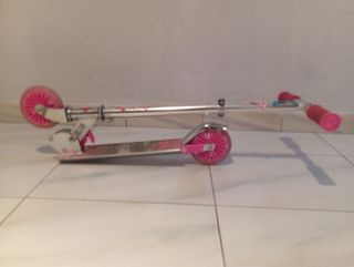 Patinete infantil plegable rosa
