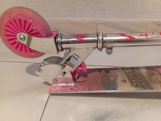 Patinete infantil plegable rosa