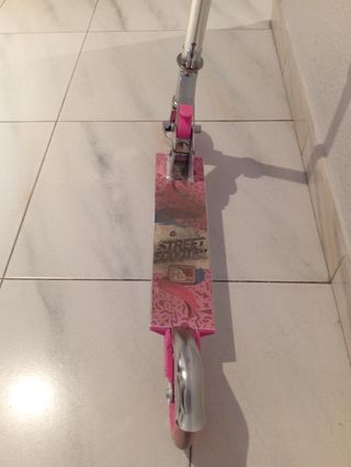 Patinete infantil plegable rosa
