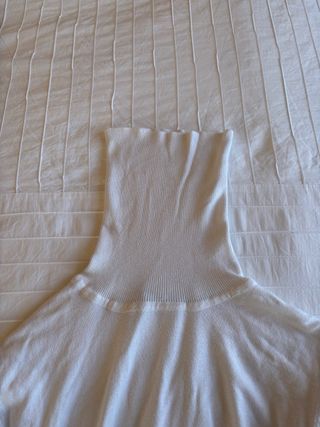 Top blanco de Stradivarius 