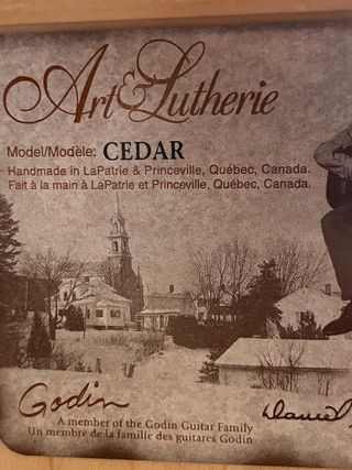 Guitarra acústica Art & Lutherie Cedar – Canadá