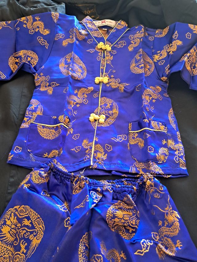 Pijamas seda talla 4 y 8