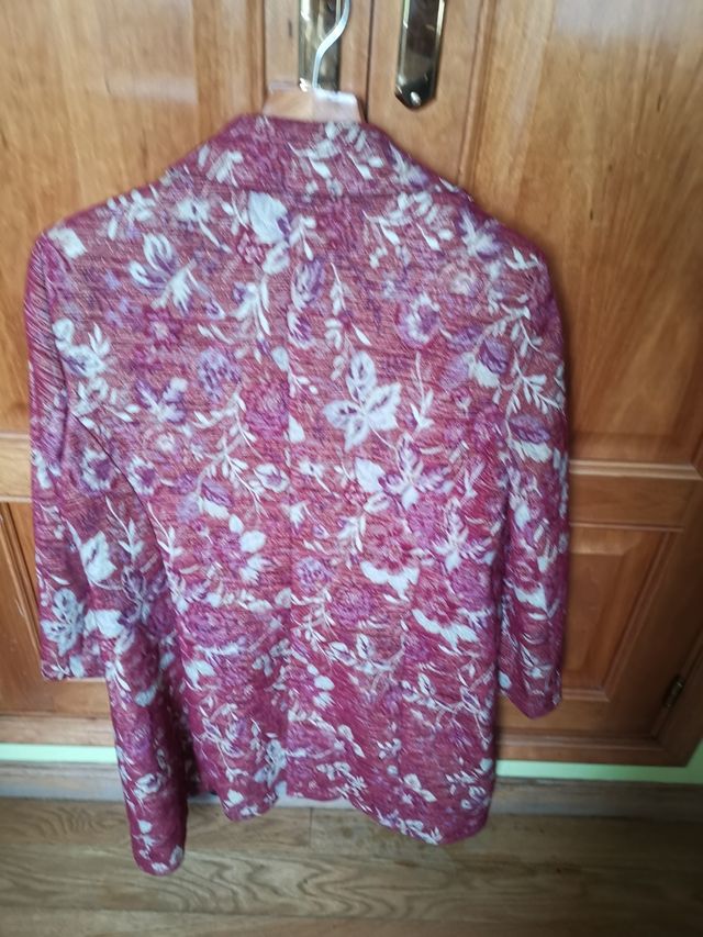 Abrigo estampado floral primavera/otoño