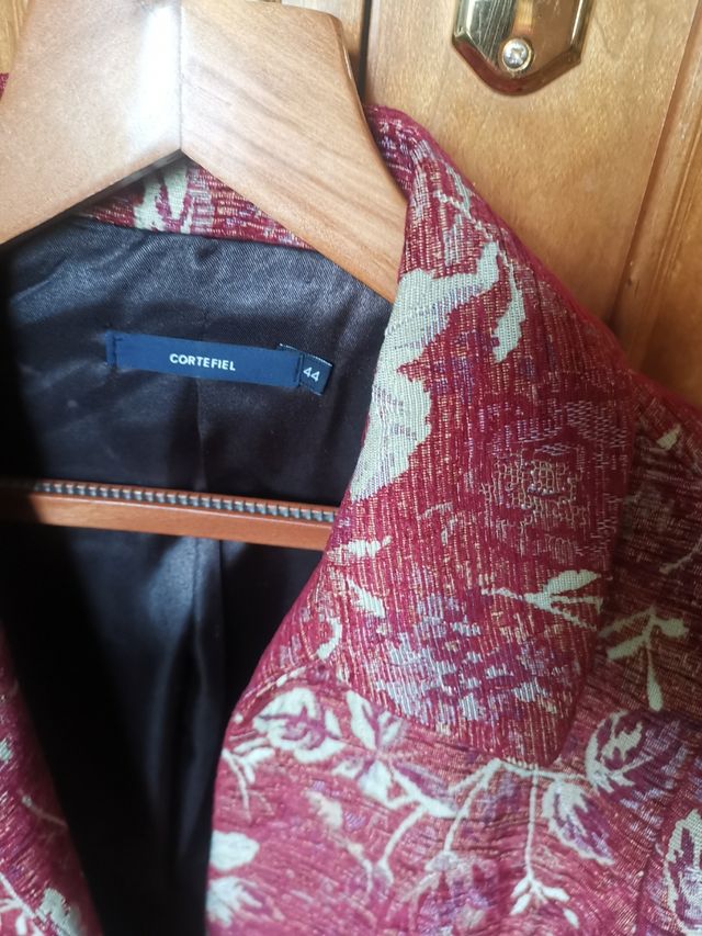 Abrigo estampado floral primavera/otoño